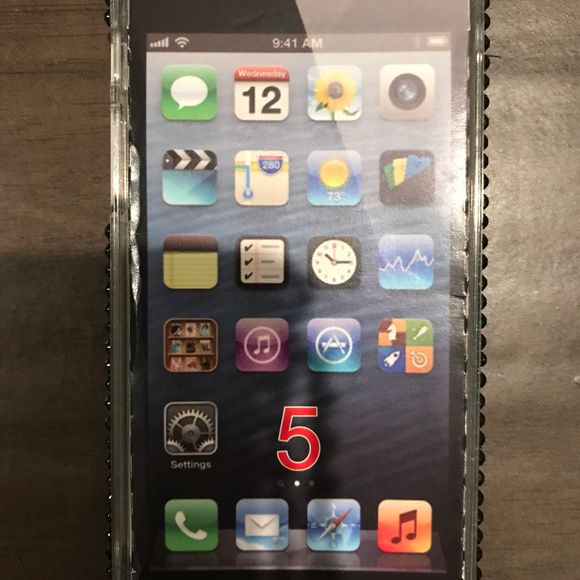 Heard Rhinestones cover/case for IPhone 5 - Picture 7 of 8